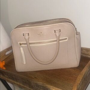 Kate Spade Ivory Bag- missing shoulder strap, normal wear